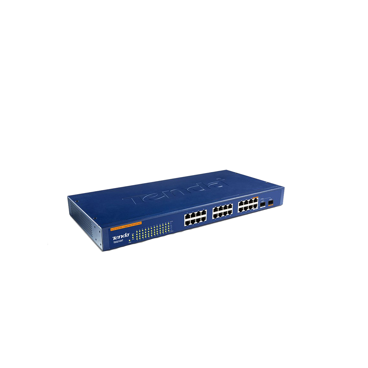 سوئیچ شبکه 24 پورت + 2 پورت SFP تندا مدل TEG2124T-2